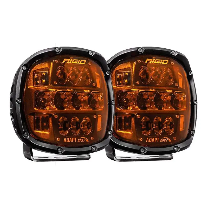 Rigid Adapt Xp Led Light Pair With Amber Pro Lens 1