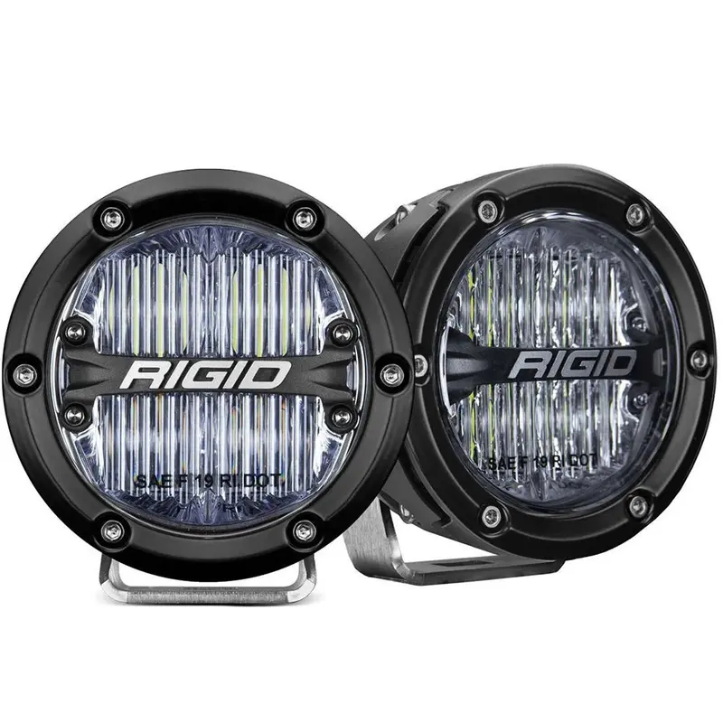 Rigid Industries 360-Series 4" Sae-Certified White Led Fog Lights – Pair [36120] 1