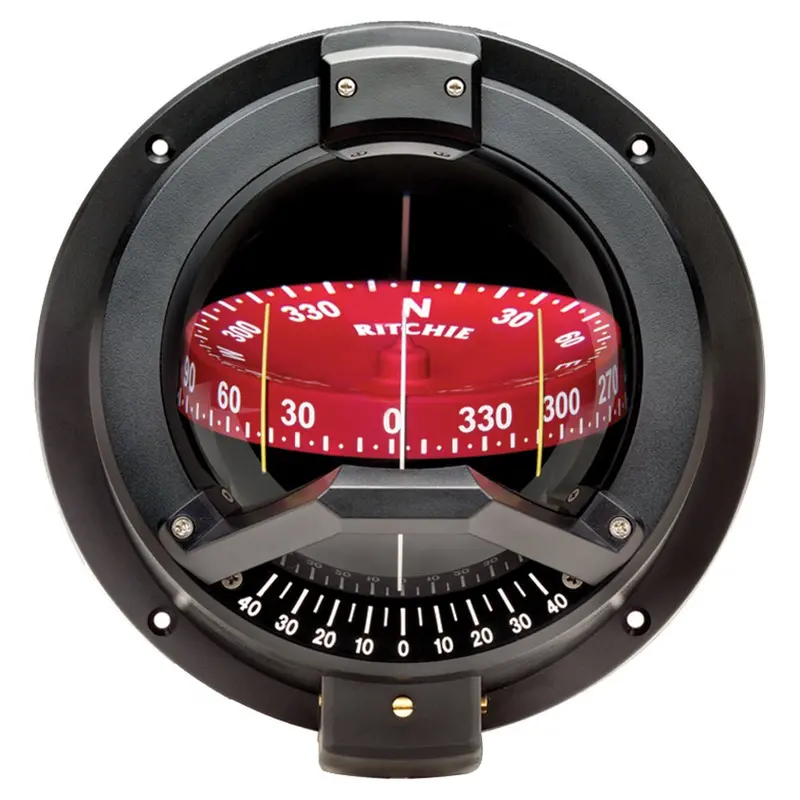 Ritchie Bn-202 Black Bulkhead-Mount Navigator Compass 1