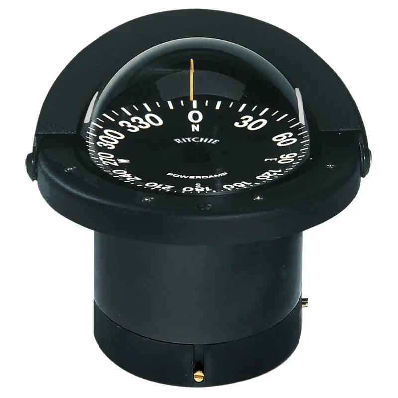 Ritchie Fn-201 Black Flush-Mount Navigator Compass 1