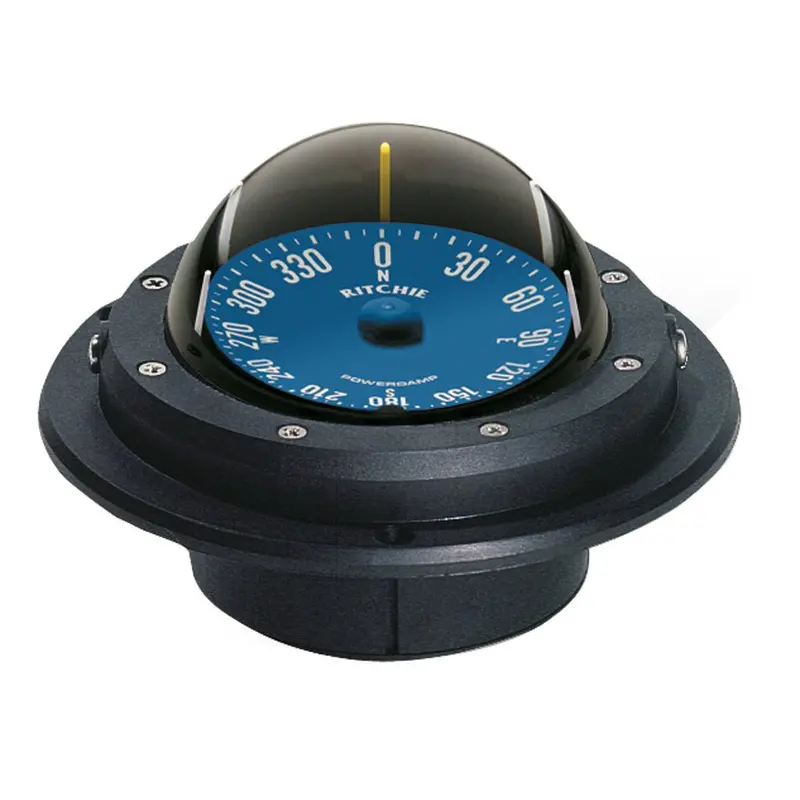 Ritchie Ru-90 Black Flush-Mount Voyager Marine Compass 1
