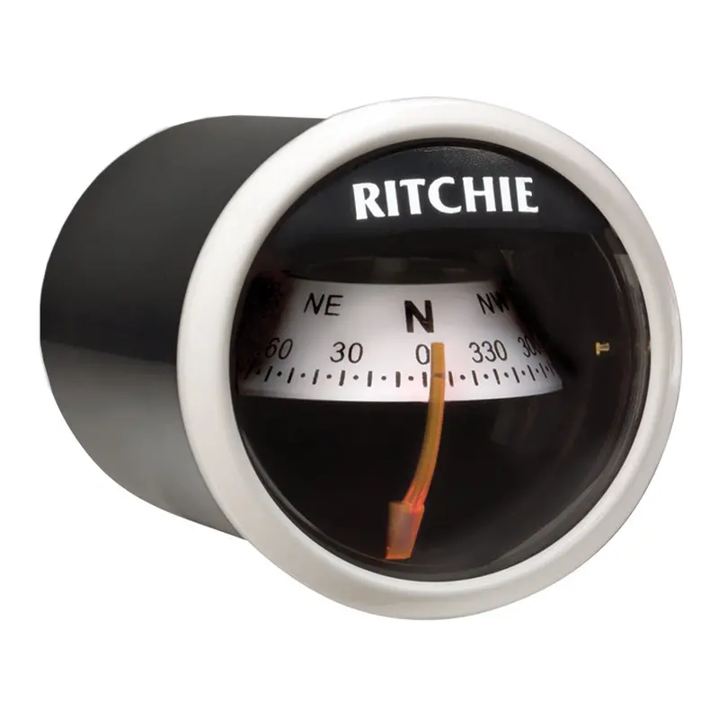 Ritchie X-23Ww White/Black Dash-Mount Ritchiesport Marine Compass 1