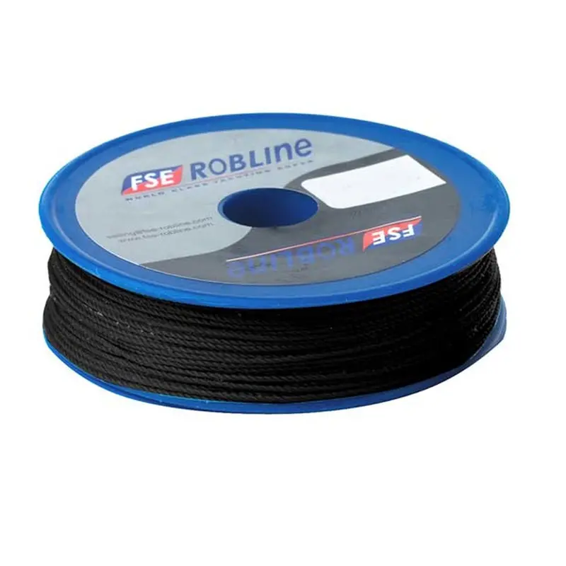Robline Tyn-08Blksp Waxed 0.8Mm Black Whipping Twine (40 Meter Spool) 1