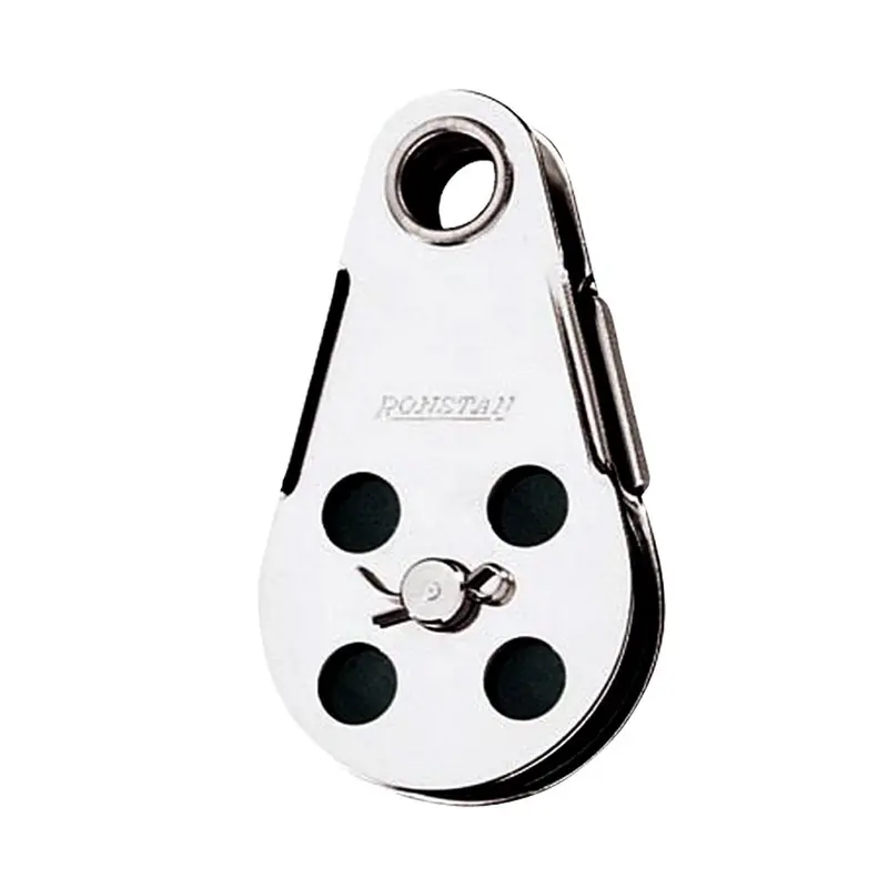 Ronstan Removable-Sheave Wire Block – 45Mm Nylatron Sheave, Tubular Rivet Design 1