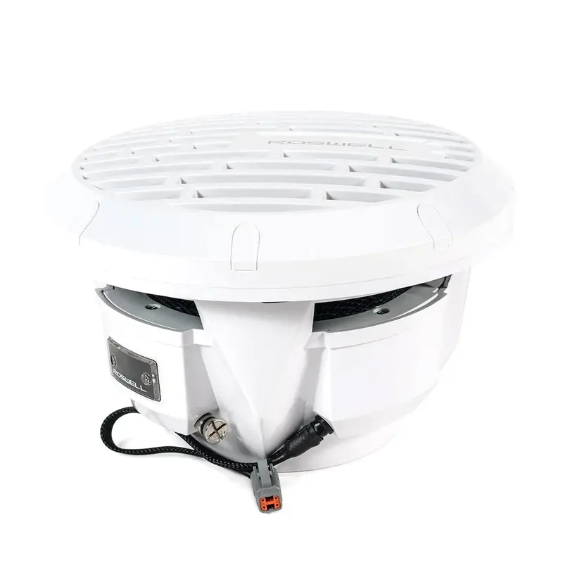 Roswell R1 Series 10-Inch Marine Subwoofer – White, 250W Rms, Model C920-1800 1