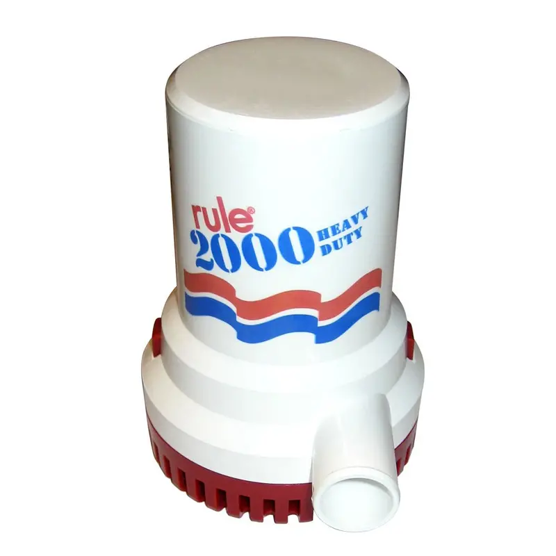 Rule 2000 Gph Non-Automatic Bilge Pump – 24V Dc Marine System [12] 1