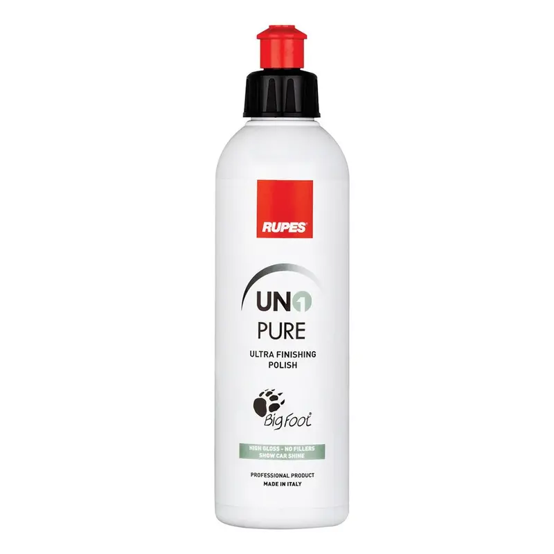 Rupes Uno Pure Ultra-Fine Finishing Polish — 250Ml (8.5 Oz) For Final Gloss Enhancement [9.Pure250] 1