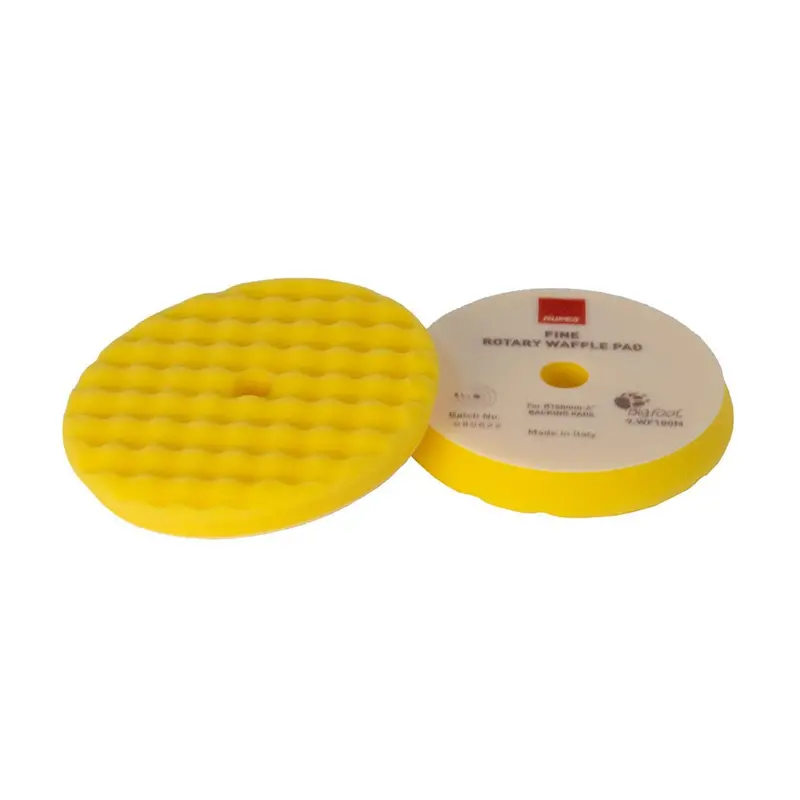Rupes Velcro Waffle Fine Polishing Pad – 90Mm Diameter, Yellow (Wf90M) 1