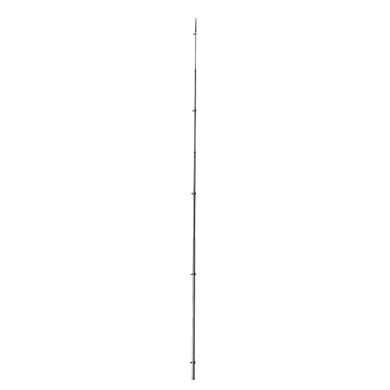 Rupp 15-Foot Aluminum Center Rigger Pole – Silver Finish 1