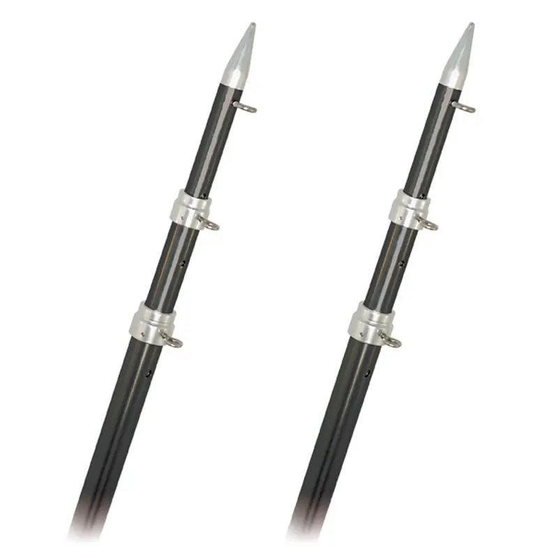 Rupp Top Gun Telescoping Carbon Fiber Outrigger Poles – 18-Foot Length 1