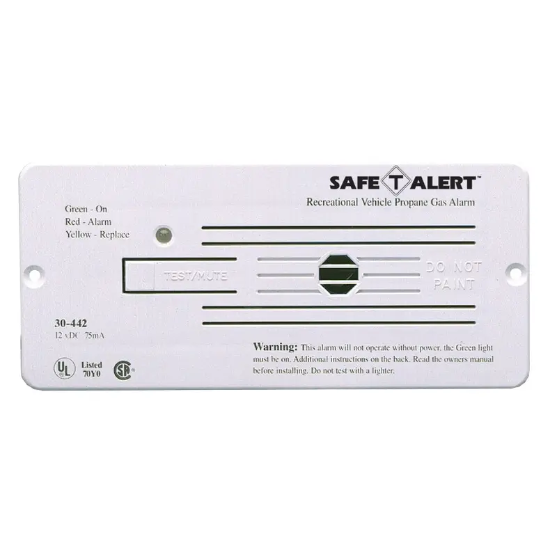 Safe-T-Alert 30-Series 12V Propane Gas Detector For Rvs – White Housing [30-442-P-Wt] 1