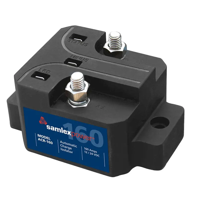 Samlex Acr-160: 160A Automatic Charge Relay For 12V Or 24V Dual-Battery Systems 1