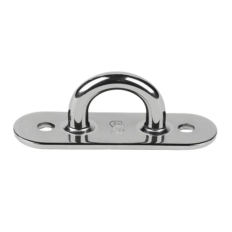 Schaefer 78-01 Stainless Welded Pad Eye – 3"L × 1"W, High-Load Capacity Marine Anchor Point [78-01] 1