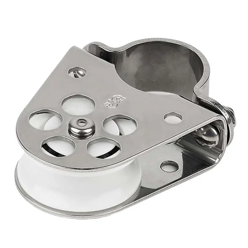 Schaefer Clamp-On Stanchion Lead Block For Furling Lines – 1" Ball Bearing – Model 300-34 1