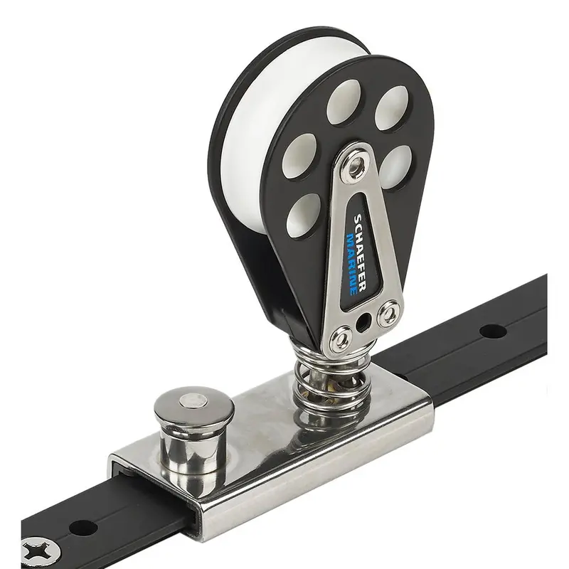 Schaefer Spring-Loaded, Lined Aluminum Slider For 1" T-Track – Model 504-82 1