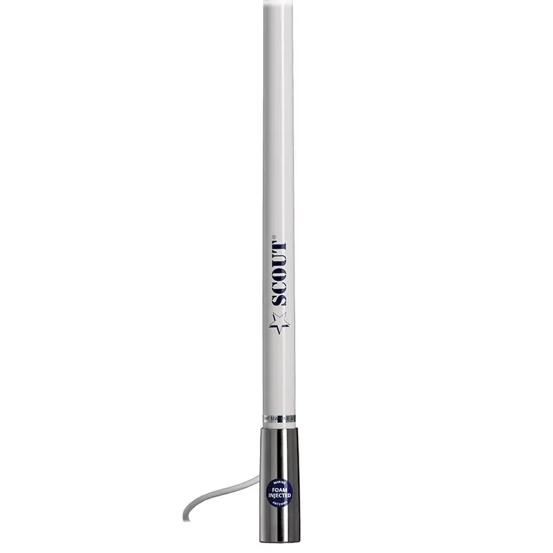 Scout Pf An Nvhf00044T Titan 4-Foot White Vhf Antenna – Stainless Ferule & Pl-259 Connector 2