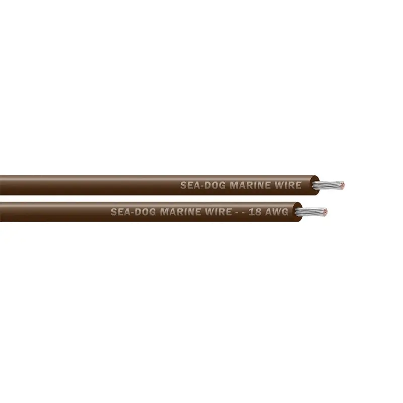 Sea-Dog 18 Awg Brown Marine Primary Wire – 500-Foot Spool 1