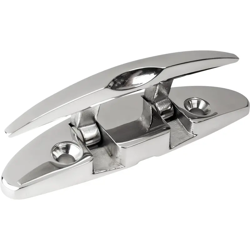 Sea-Dog 5-Inch Stainless Steel Oval Folding Cleat – Standard Mount [041125-1] 1