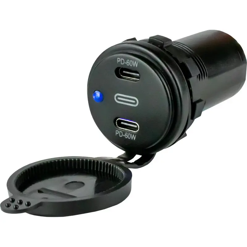 Sea-Dog Dual Usb-C Power Socket – Marine-Grade, Surface-Mountable [426522-1] 1