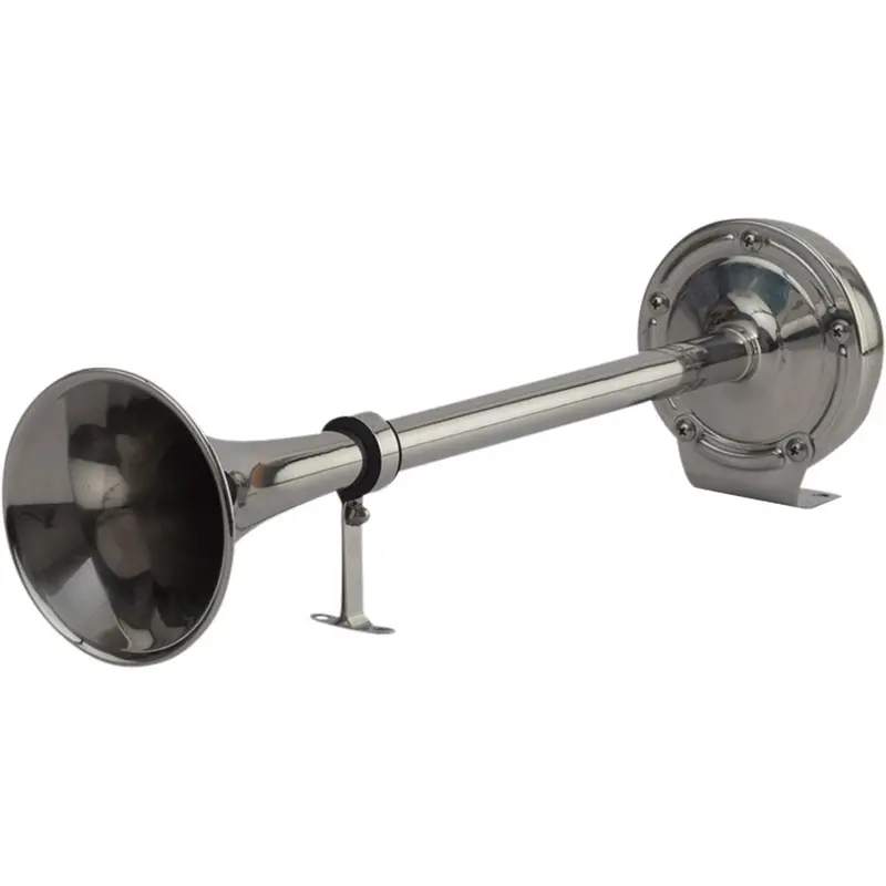 Sea-Dog Maxblast Single-Trumpet 12V Stainless Steel Horn 1
