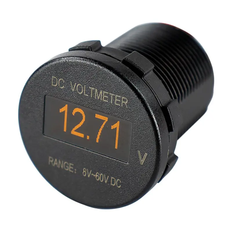 Sea-Dog Oled Round Digital Voltmeter – Marine-Grade Display (421600-1) 1