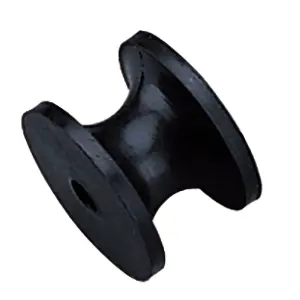 Sea-Dog Replacement Short Bow Roller – Natural Rubber Roller With Brass Insert [328059-1] 1