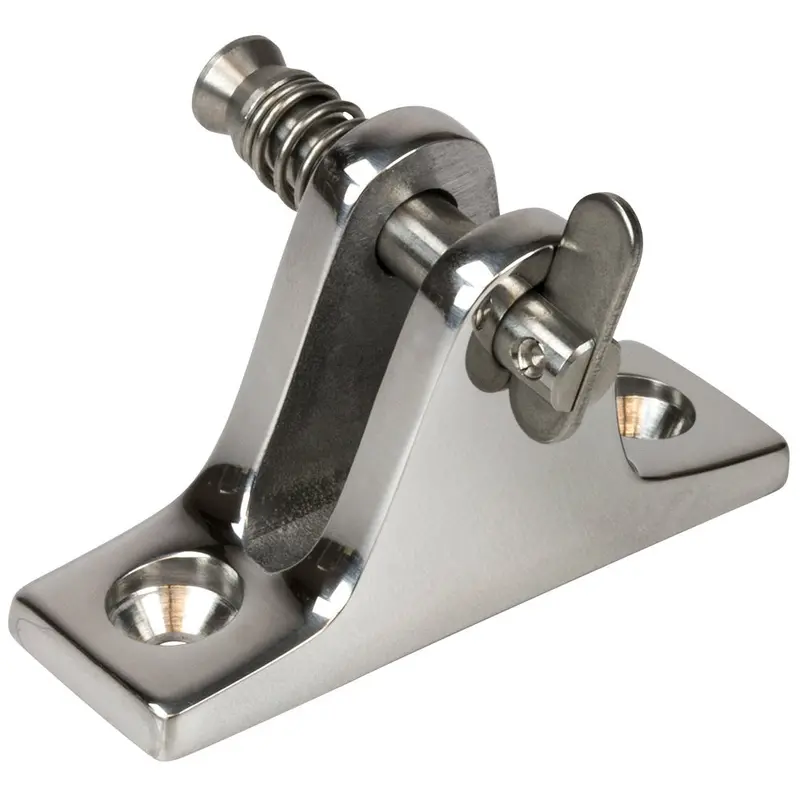 Sea-Dog Stainless Steel Angled Base Deck Hinge With Removable Pin – Model 270235-1 1