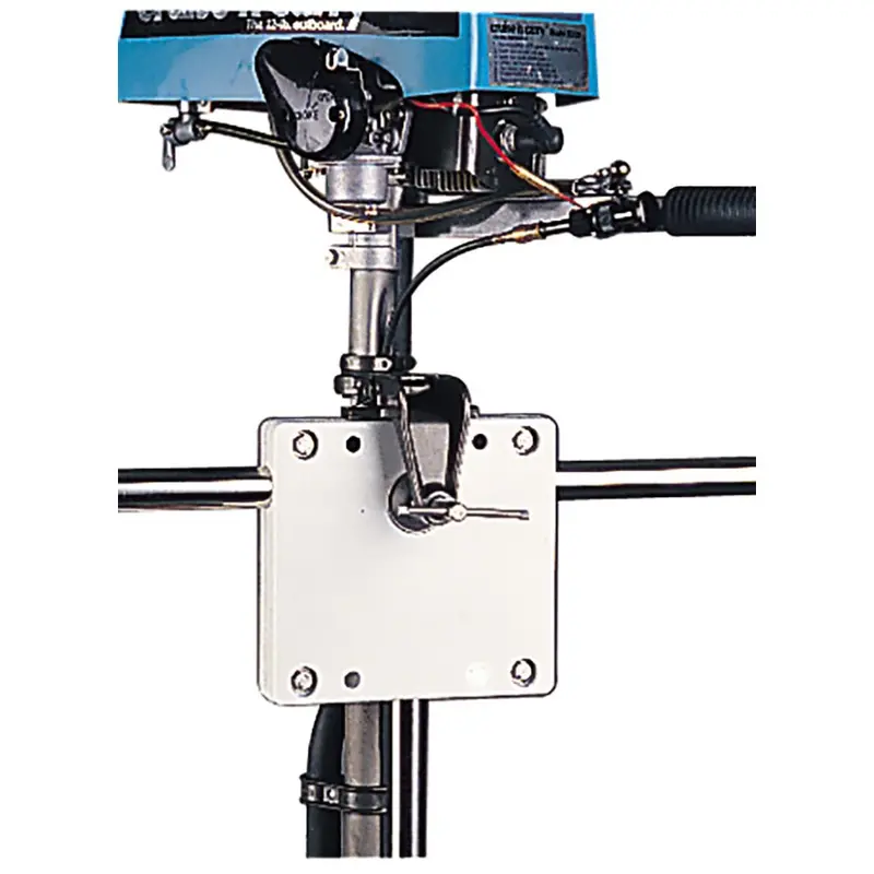 Sea-Dog White Polyethylene Rail-Mount Motor Bracket – Model 327150-1 1