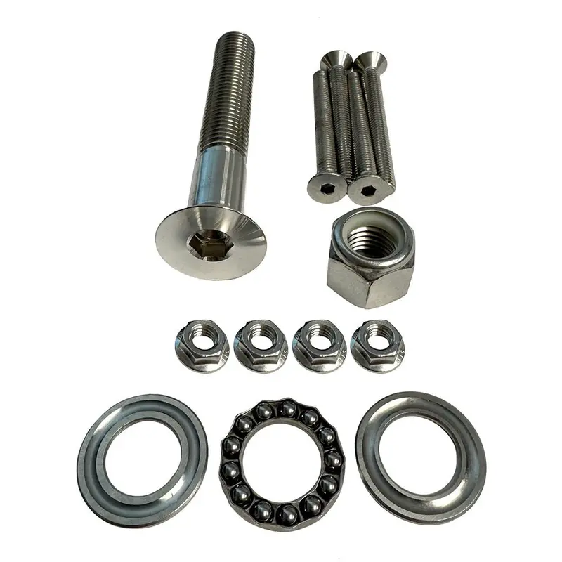 Sea Swivel Replacement Mounting Hardware Kit – Includes 5" Bolt, Nut, Bearing & 4-Bolt Assembly 1