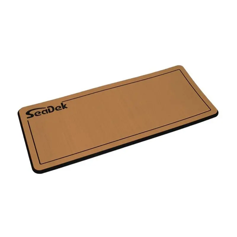 Seadek 14" X 36" Dual-Density Small Helm Pad – Mocha & Black, 20Mm Thick With Logo (355.6Mm × 914.4Mm) [37925-80327] 1