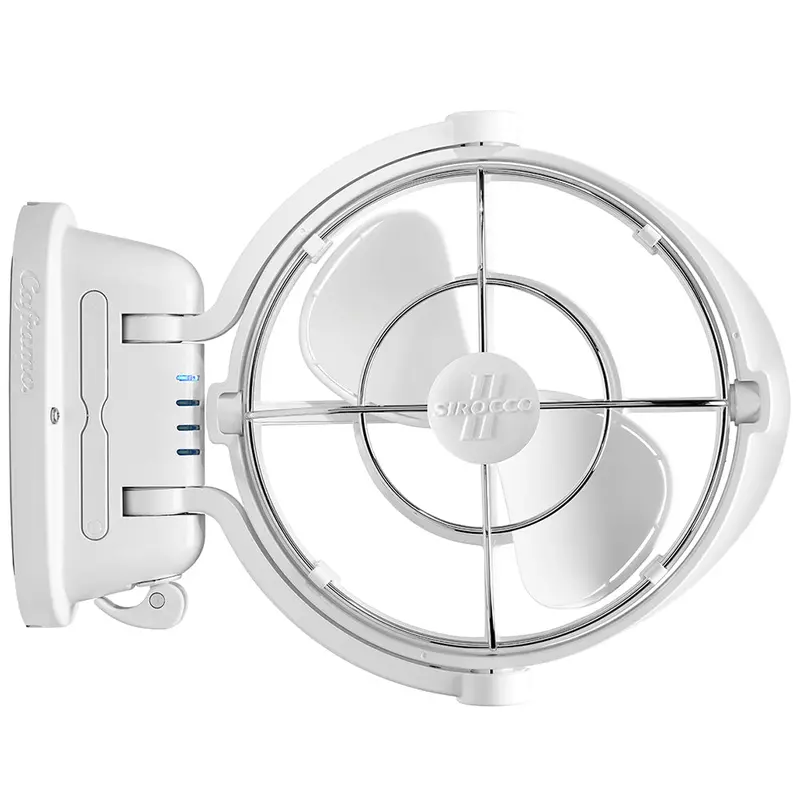 Seekr By Caframo Sirocco Ii Gimbal Fan – 3-Speed, 7-Inch, White, 12–24V (7010Cawbx) 1