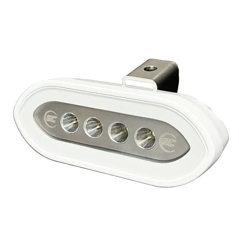 Shadow-Caster Bracket-Mount Spreader Light – White Housing, Cool White Output 1