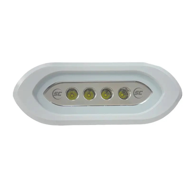 Shadow-Caster Flush-Mount Spreader Light – White Housing, Cool White Output 1