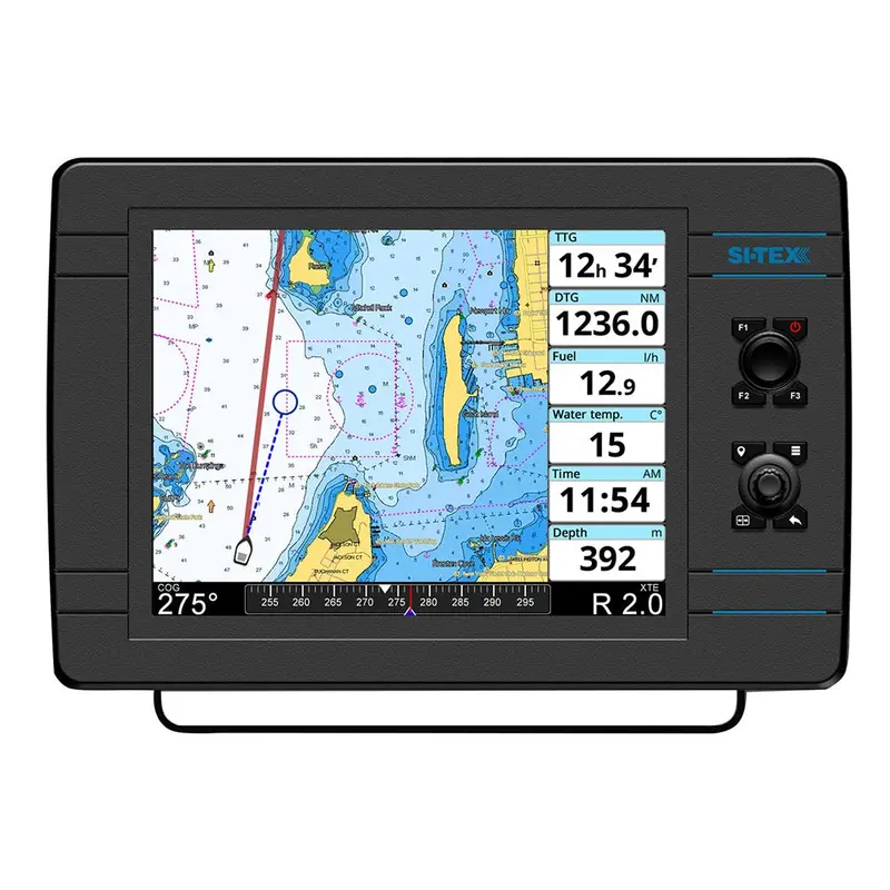 Si-Tex Navpro 1200F Multifunction Chartplotter – Built-In Wi-Fi, Chirp Sonar & Gps Antenna [Navpro1200F] 1