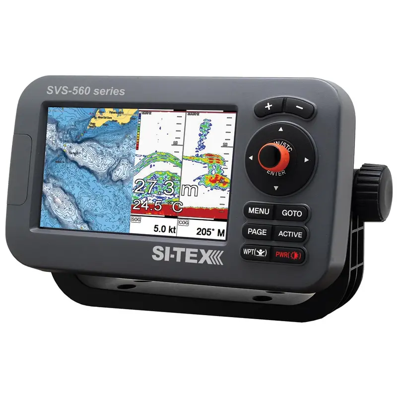 Si-Tex Svs-560Cf 5-Inch Color Chartplotter – Built-In Gps And Navionics+ Flexible Coverage [Svs-560Cf] 1
