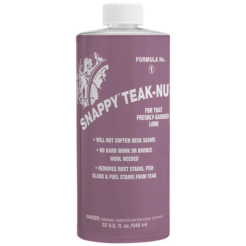 Snappy Teak-Nu Formula No. 1 Cleaner – 32-Ounce Bottle [Stn-Q1] 1