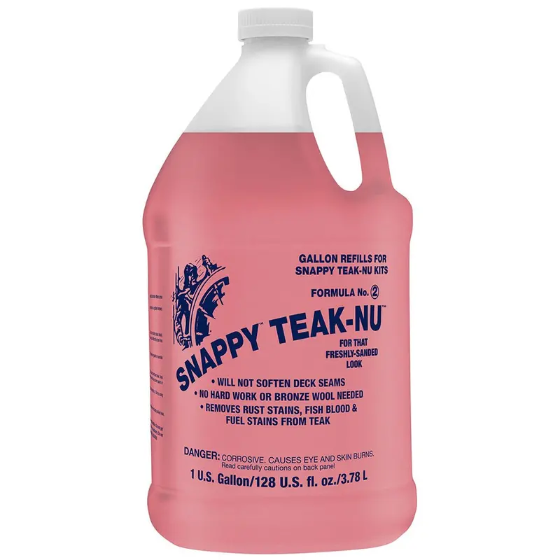 Snappy Teak-Nu Formula No. 2 Wood Restorer – 1-Gallon Container [Stn-G2] 1