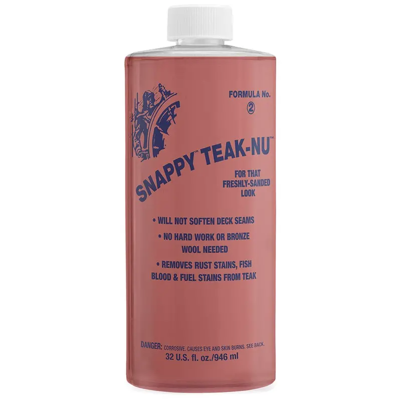 Snappy Teak-Nu Formula No. 2 Wood Restorer – 32-Ounce Bottle [Stn-Q2] 1