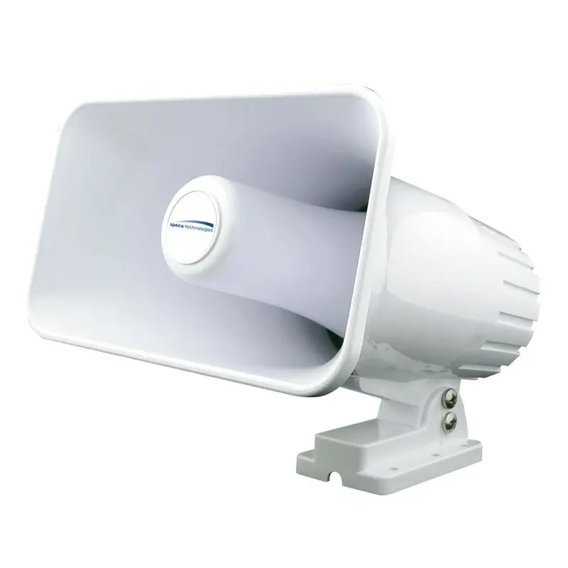 Speco Spc12Rp 4" × 6" Weatherproof Horn Speaker – White Marine Pa Unit 1