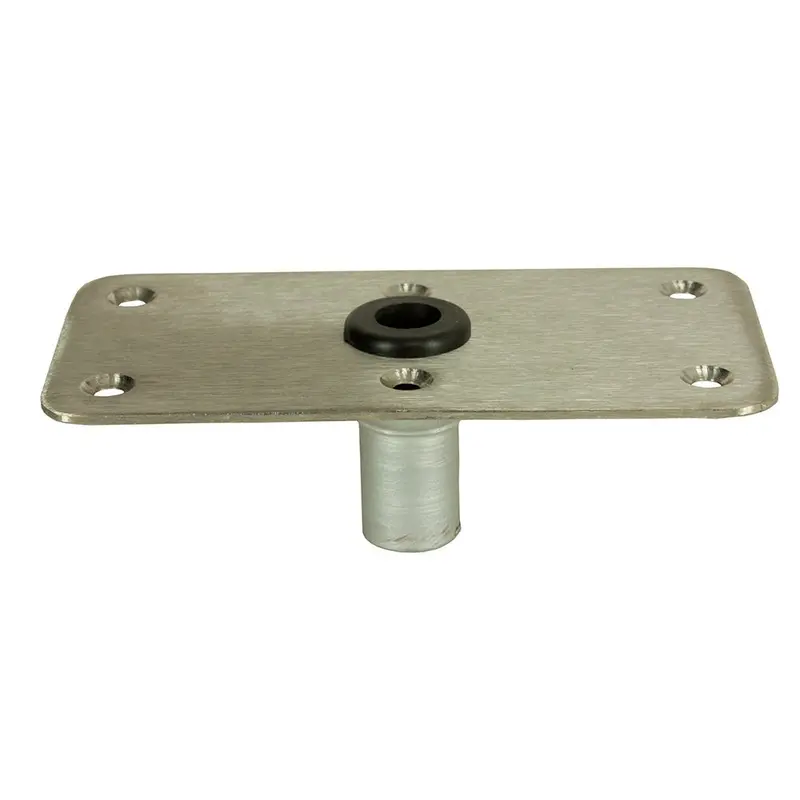 Springfield Kingpin 4" X 8" Stainless Steel Rectangular Seat Base – Standard [1620005] 1