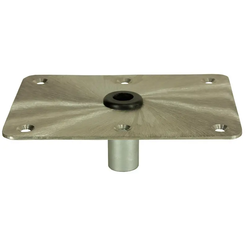 Springfield Kingpin 6" X 8" Stainless Steel Rectangular Seat Base – Standard [1620004] 1