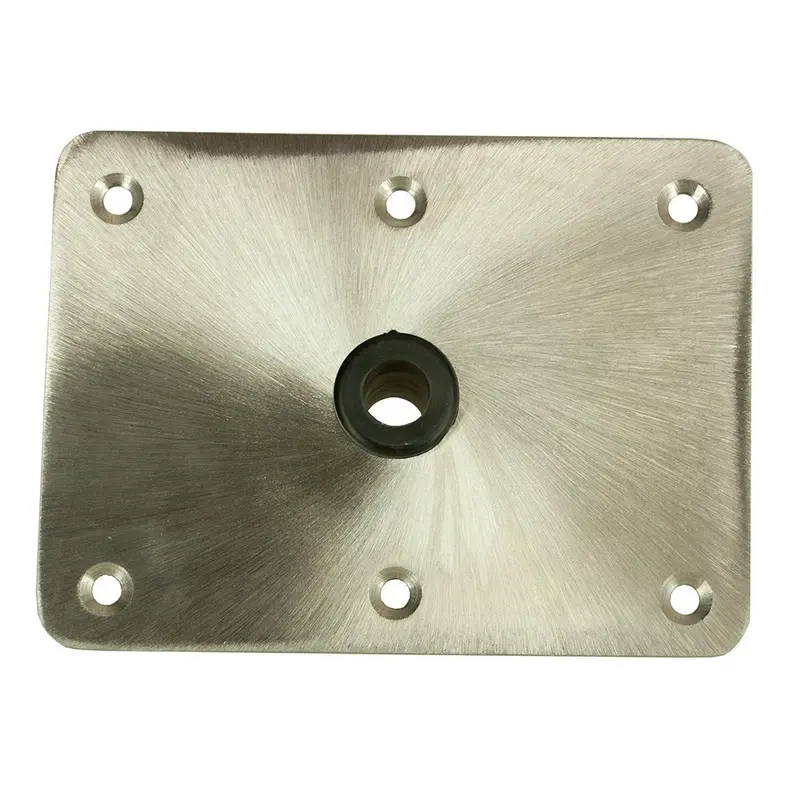 Springfield Kingpin 6" X 8" Stainless Steel Rectangular Seat Base – Standard [1620004] 2