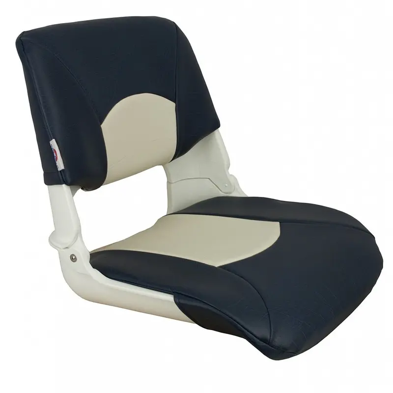 Springfield Skipper Fold-Down Seat In White/Blue [1061016] 1