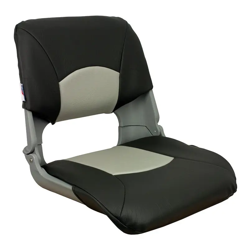 Springfield Skipper Standard Folding Boat Seat – Gray/Charcoal 1