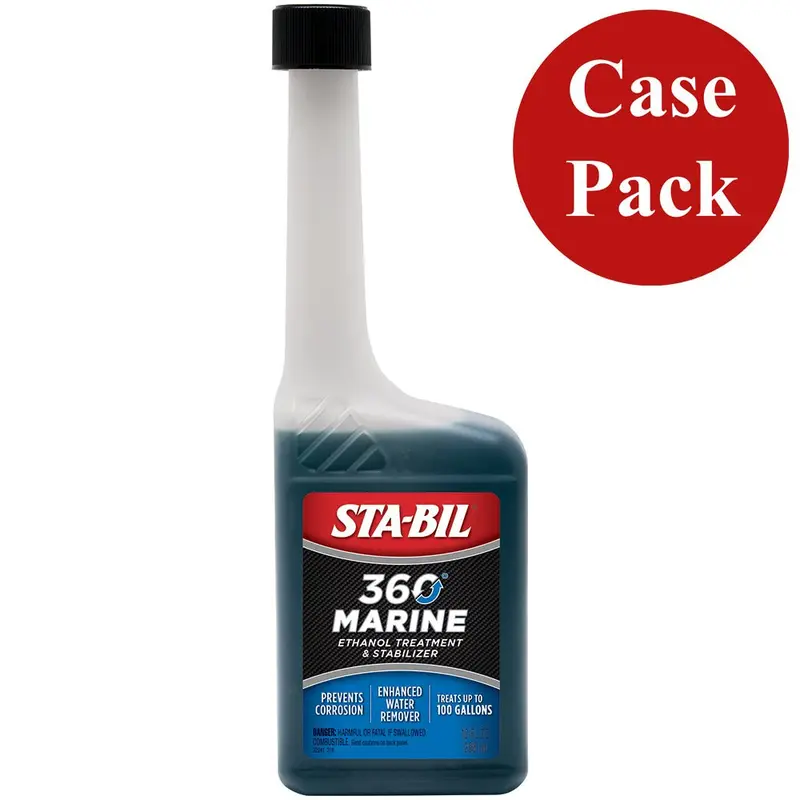 Sta-Bil 360° Marine Fuel Stabilizer – 10 Oz Bottle (Pack Of 12) 1