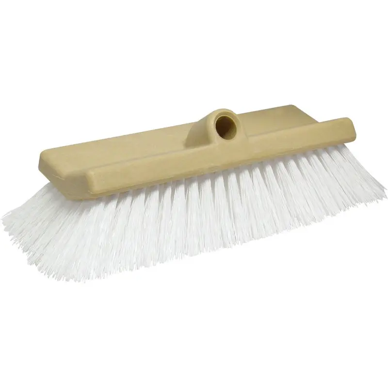 Star Brite 10-Inch Bi-Level Boat Brush – Stiff White Bristles For Tough Grime – Model 40016 1