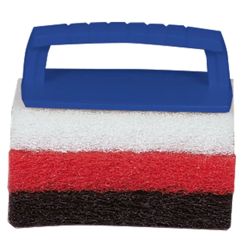 Star Brite 3-Piece Multi-Texture Scrub Pad Kit With Adjustable Handle – Model 40023 1