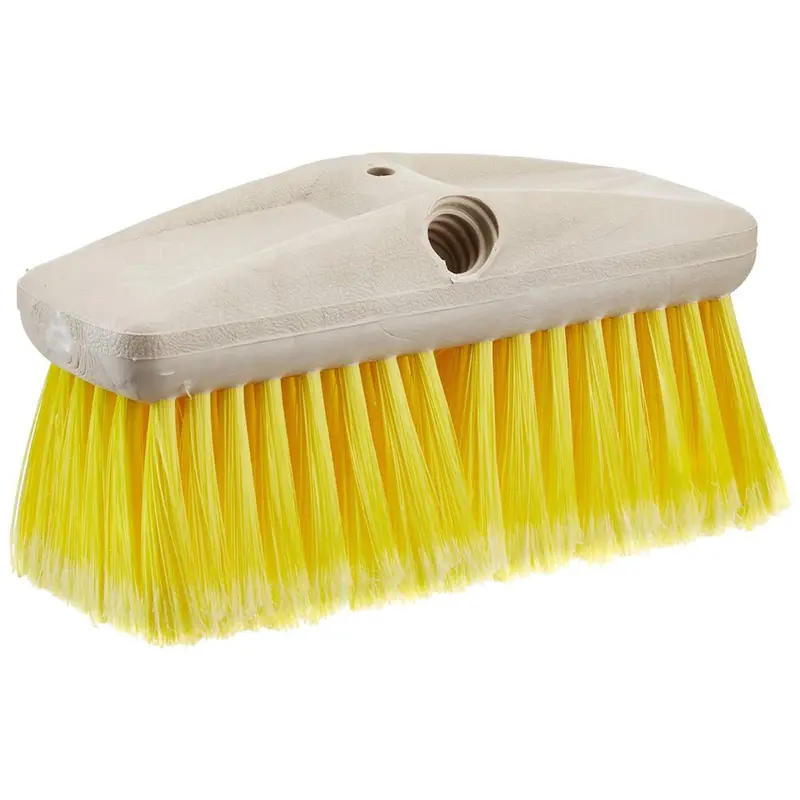 Star Brite 8-Inch Soft-Bristle Wash Brush – Extend-A-Brush Compatible, Yellow [40013] 1