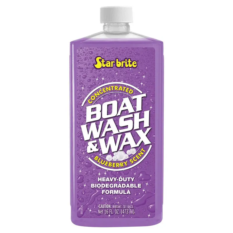 Star Brite Blueberry-Scented Boat Wash & Wax – Concentrated Formula, 16 Oz (Model 89816) 1