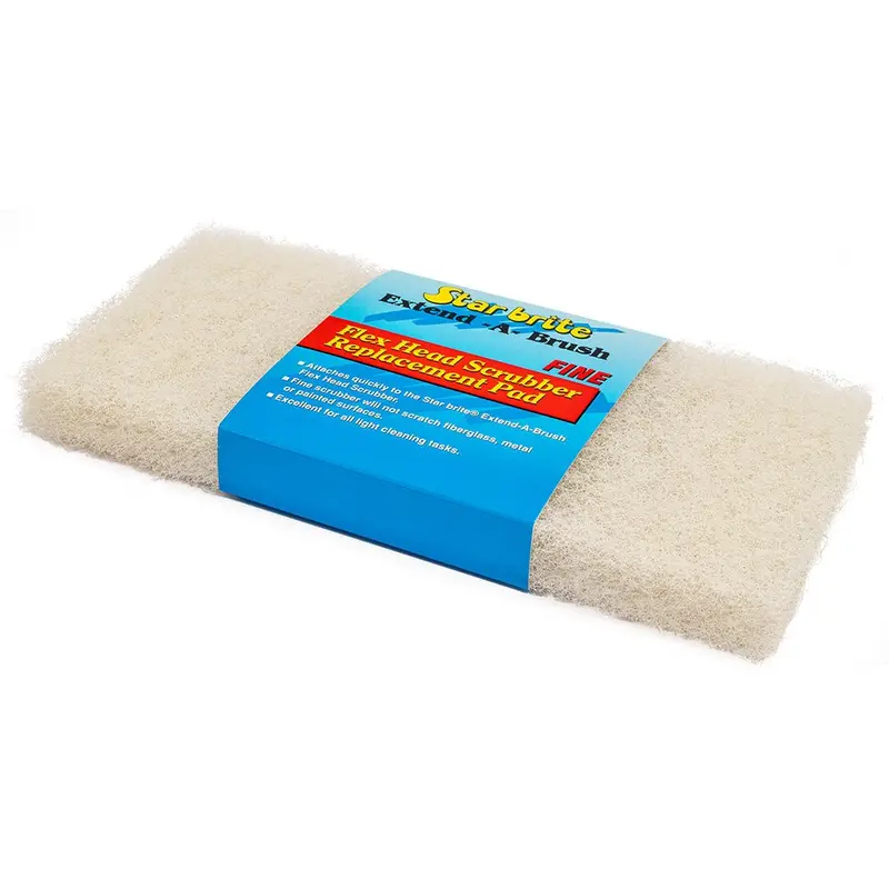 Star Brite Large White Fine-Texture Scrub Pad – Model 40125 1